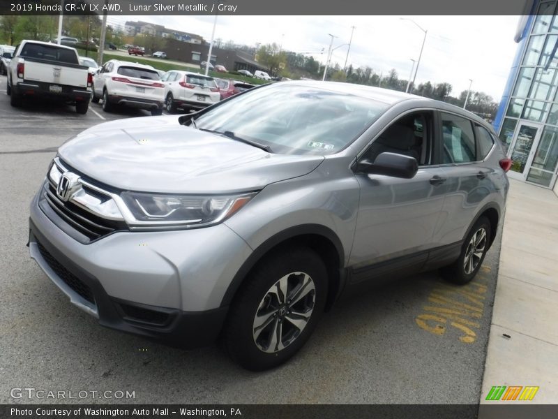 Lunar Silver Metallic / Gray 2019 Honda CR-V LX AWD