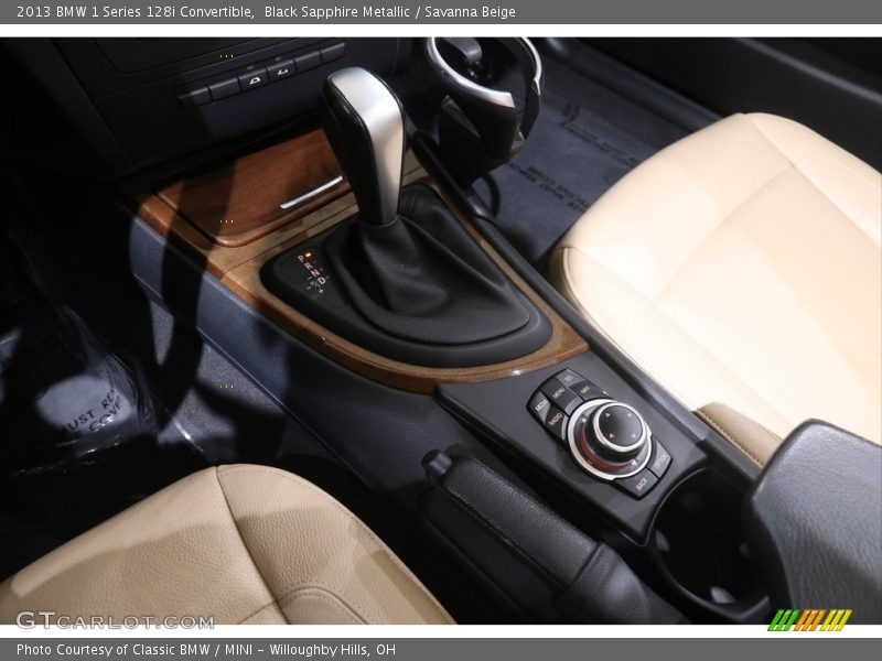 Black Sapphire Metallic / Savanna Beige 2013 BMW 1 Series 128i Convertible