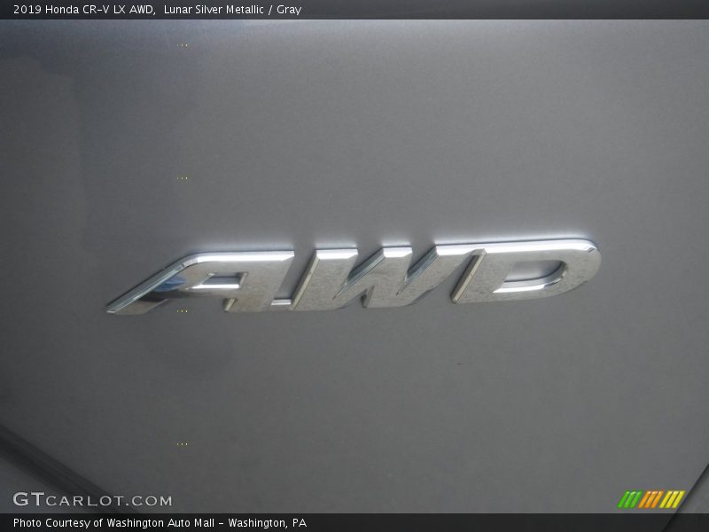 Lunar Silver Metallic / Gray 2019 Honda CR-V LX AWD