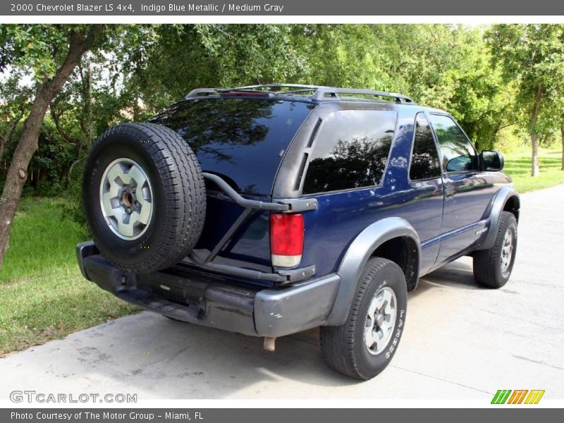 Indigo Blue Metallic / Medium Gray 2000 Chevrolet Blazer LS 4x4