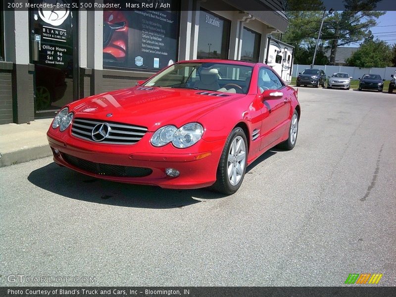 Mars Red / Ash 2005 Mercedes-Benz SL 500 Roadster