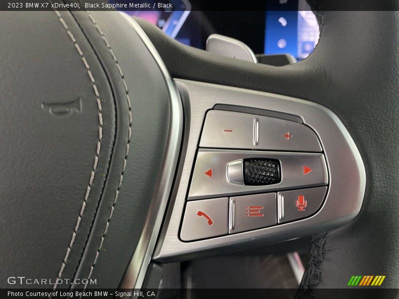 Black Sapphire Metallic / Black 2023 BMW X7 xDrive40i