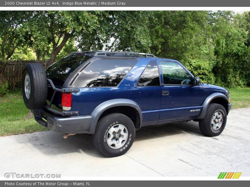 Indigo Blue Metallic / Medium Gray 2000 Chevrolet Blazer LS 4x4