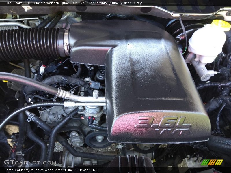 Bright White / Black/Diesel Gray 2020 Ram 1500 Classic Warlock Quad Cab 4x4