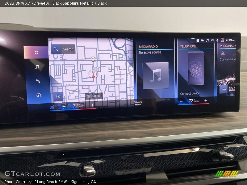 Black Sapphire Metallic / Black 2023 BMW X7 xDrive40i