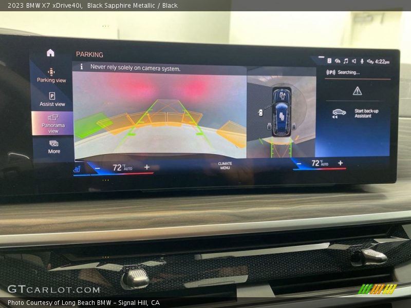 Black Sapphire Metallic / Black 2023 BMW X7 xDrive40i