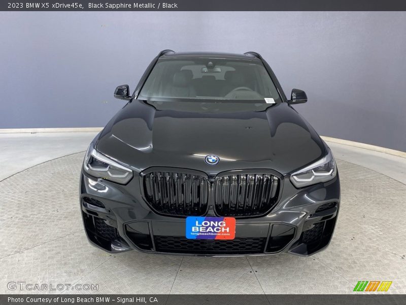 Black Sapphire Metallic / Black 2023 BMW X5 xDrive45e