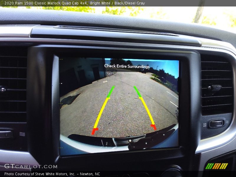 Bright White / Black/Diesel Gray 2020 Ram 1500 Classic Warlock Quad Cab 4x4