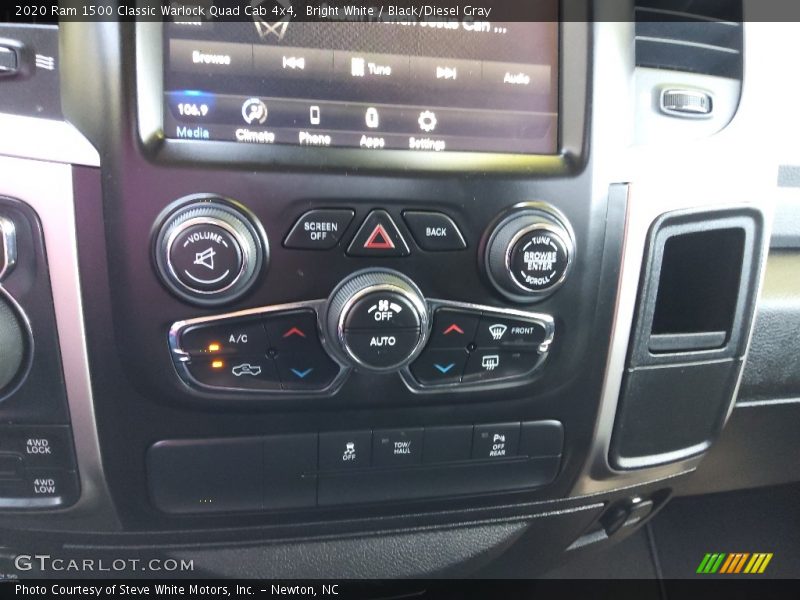 Bright White / Black/Diesel Gray 2020 Ram 1500 Classic Warlock Quad Cab 4x4
