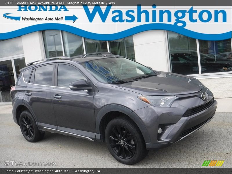 Magnetic Gray Metallic / Ash 2018 Toyota RAV4 Adventure AWD