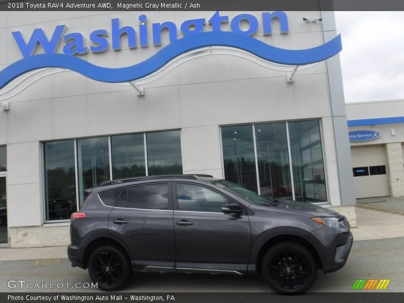Magnetic Gray Metallic / Ash 2018 Toyota RAV4 Adventure AWD
