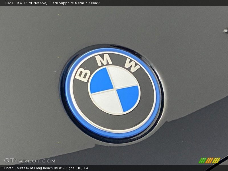 Black Sapphire Metallic / Black 2023 BMW X5 xDrive45e