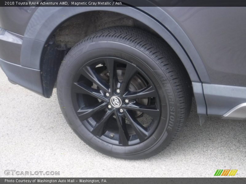 Magnetic Gray Metallic / Ash 2018 Toyota RAV4 Adventure AWD