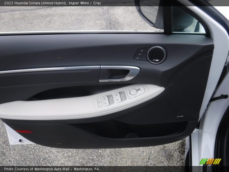 Hyper White / Gray 2022 Hyundai Sonata Limited Hybrid