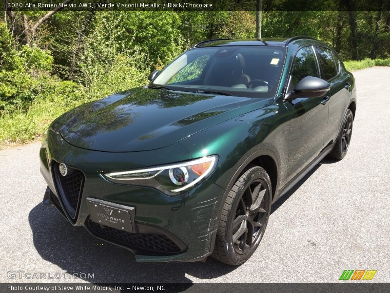 Verde Visconti Metallic / Black/Chocolate 2020 Alfa Romeo Stelvio AWD