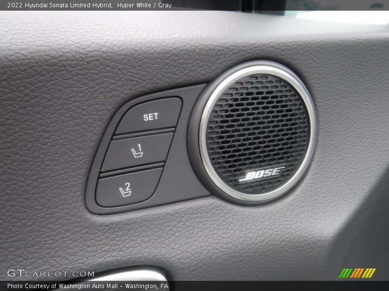 Hyper White / Gray 2022 Hyundai Sonata Limited Hybrid