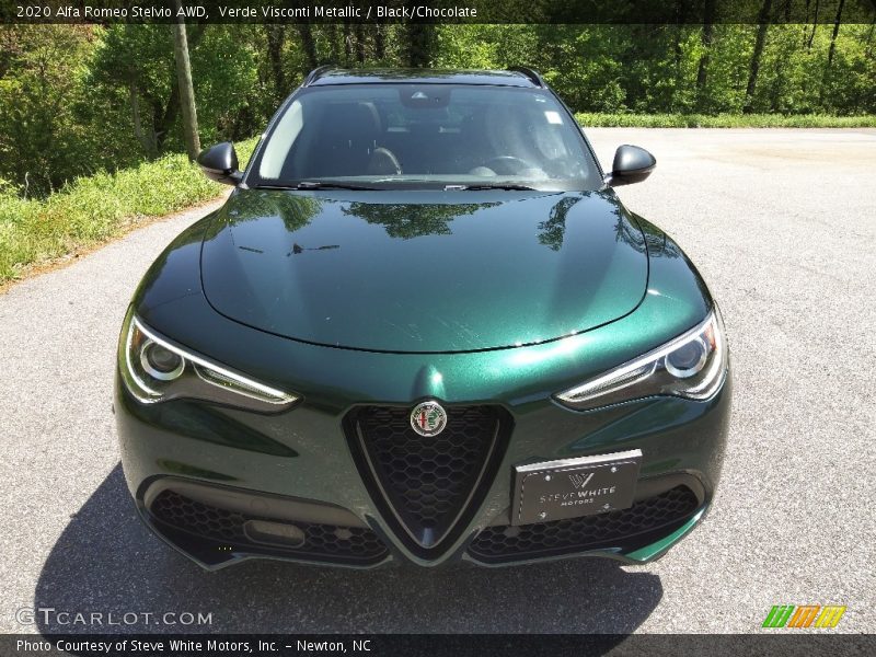 Verde Visconti Metallic / Black/Chocolate 2020 Alfa Romeo Stelvio AWD