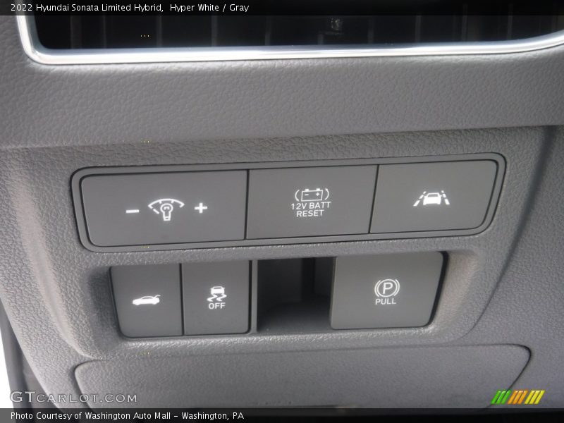 Hyper White / Gray 2022 Hyundai Sonata Limited Hybrid