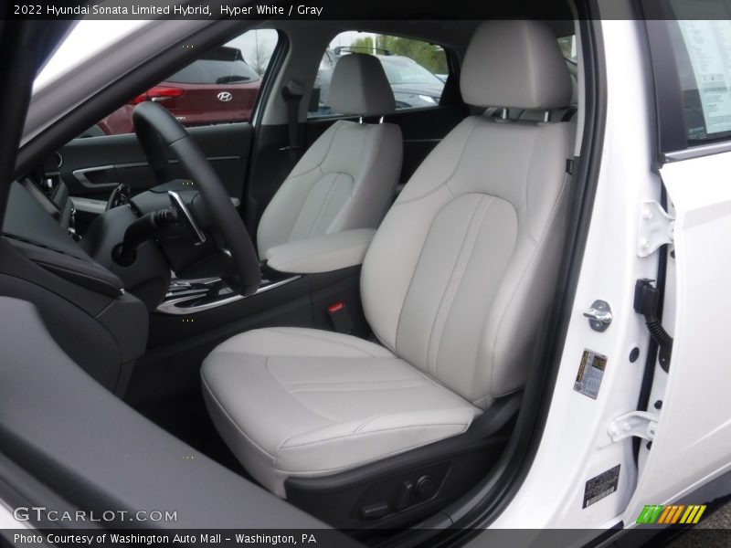 Hyper White / Gray 2022 Hyundai Sonata Limited Hybrid