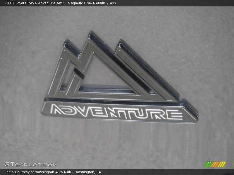 Magnetic Gray Metallic / Ash 2018 Toyota RAV4 Adventure AWD