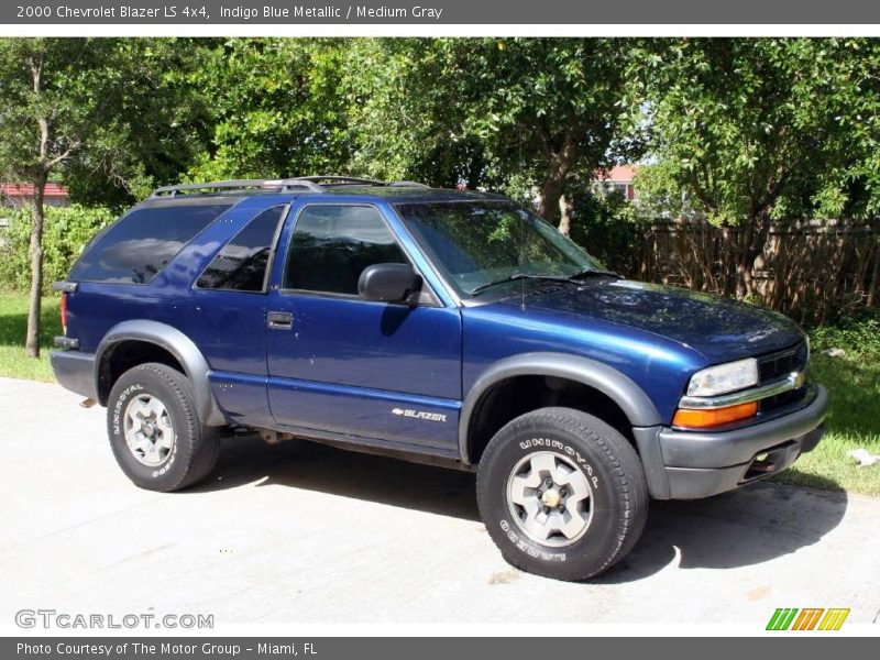 Indigo Blue Metallic / Medium Gray 2000 Chevrolet Blazer LS 4x4
