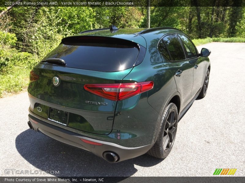 Verde Visconti Metallic / Black/Chocolate 2020 Alfa Romeo Stelvio AWD