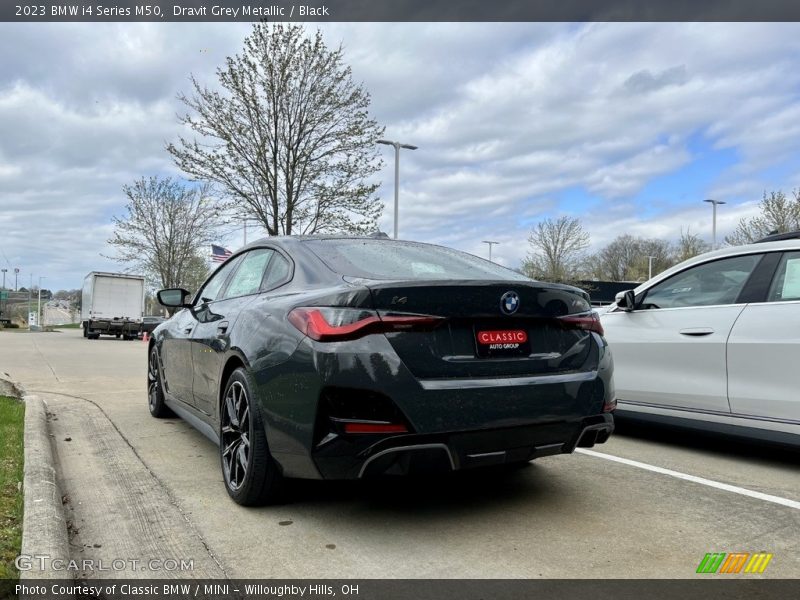 Dravit Grey Metallic / Black 2023 BMW i4 Series M50