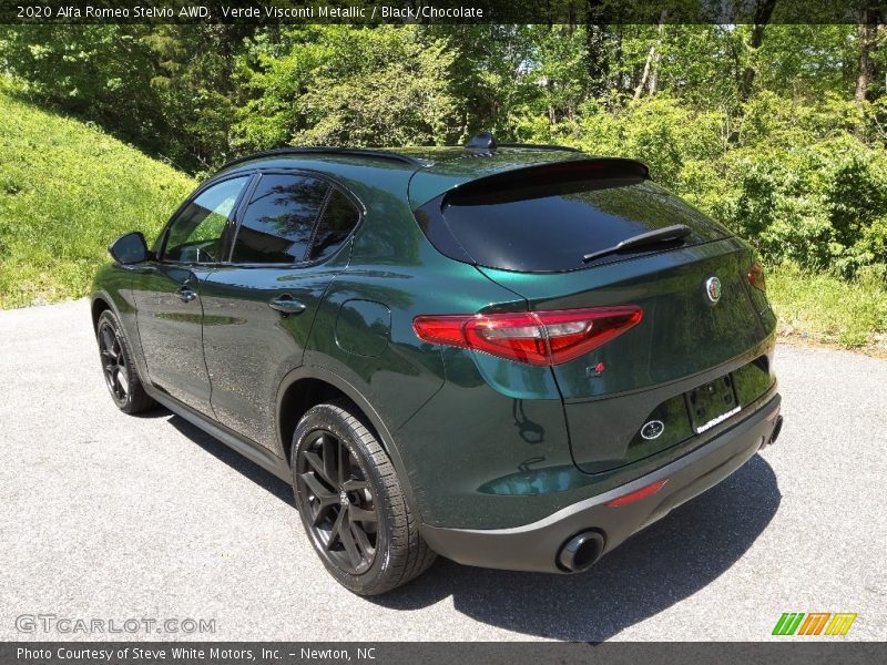 Verde Visconti Metallic / Black/Chocolate 2020 Alfa Romeo Stelvio AWD