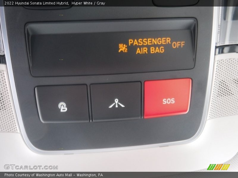 Hyper White / Gray 2022 Hyundai Sonata Limited Hybrid