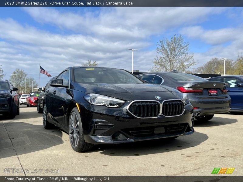 Jet Black / Canberra Beige 2023 BMW 2 Series 228i xDrive Gran Coupe