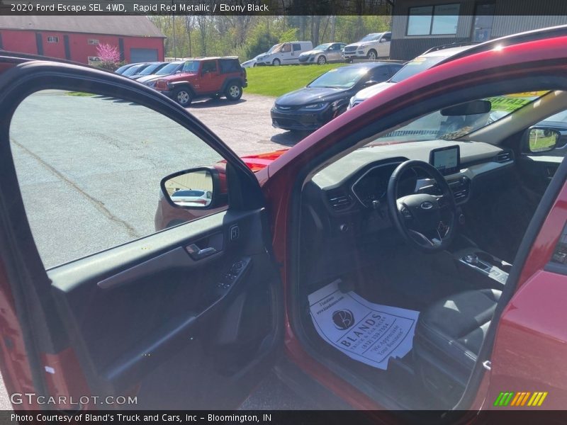 Rapid Red Metallic / Ebony Black 2020 Ford Escape SEL 4WD