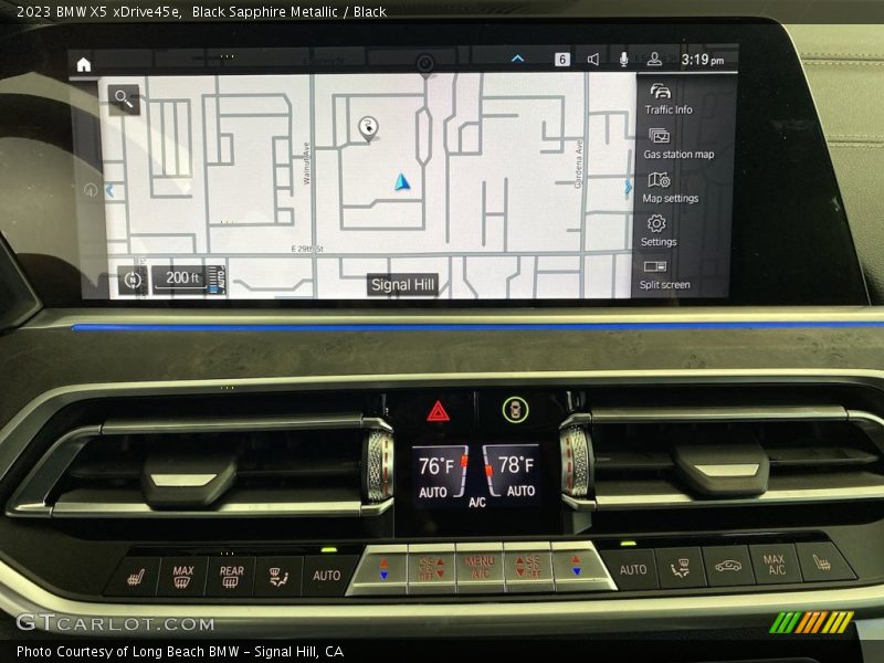 Navigation of 2023 X5 xDrive45e