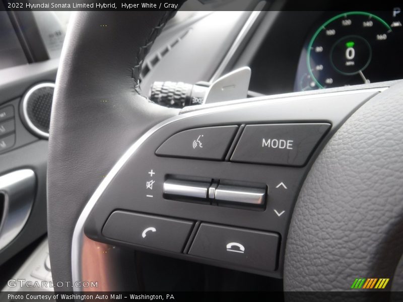 Hyper White / Gray 2022 Hyundai Sonata Limited Hybrid
