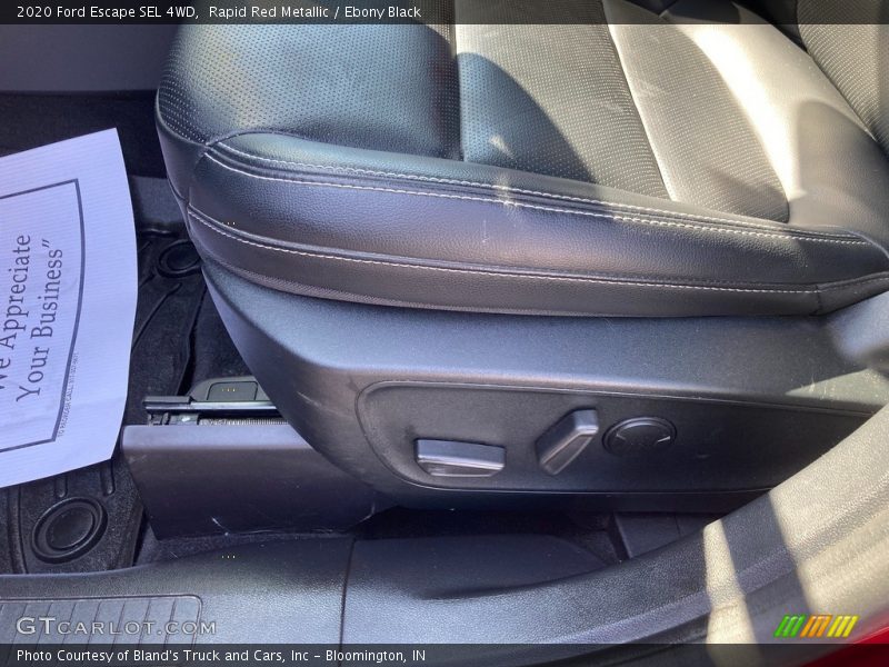Rapid Red Metallic / Ebony Black 2020 Ford Escape SEL 4WD