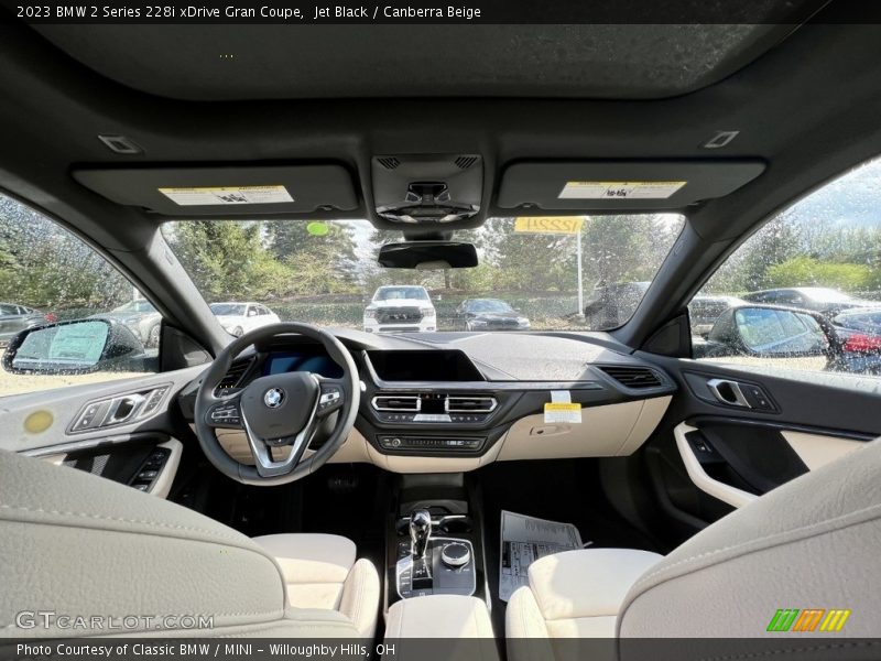 Jet Black / Canberra Beige 2023 BMW 2 Series 228i xDrive Gran Coupe