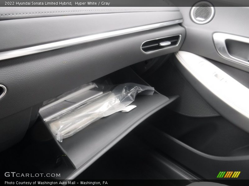 Hyper White / Gray 2022 Hyundai Sonata Limited Hybrid