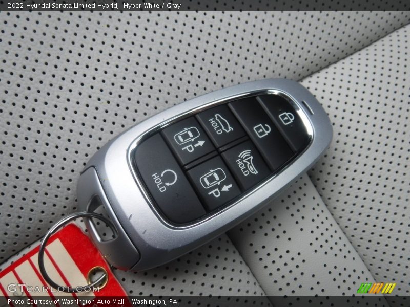 Hyper White / Gray 2022 Hyundai Sonata Limited Hybrid