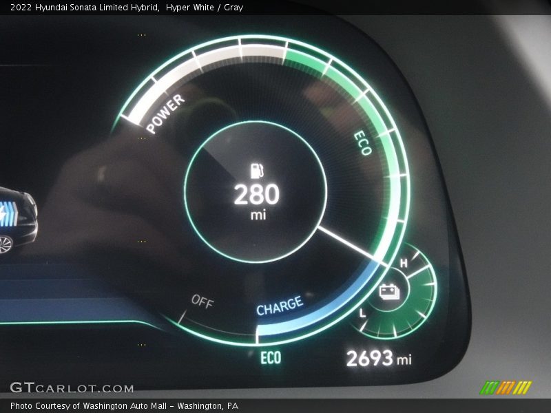 Hyper White / Gray 2022 Hyundai Sonata Limited Hybrid