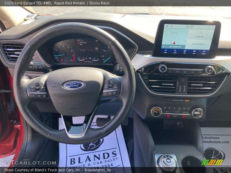 Rapid Red Metallic / Ebony Black 2020 Ford Escape SEL 4WD