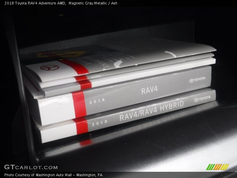 Magnetic Gray Metallic / Ash 2018 Toyota RAV4 Adventure AWD