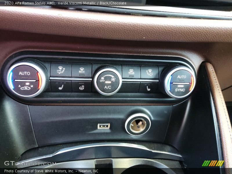 Controls of 2020 Stelvio AWD