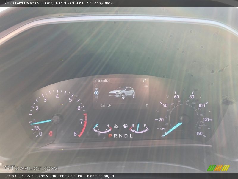 Rapid Red Metallic / Ebony Black 2020 Ford Escape SEL 4WD