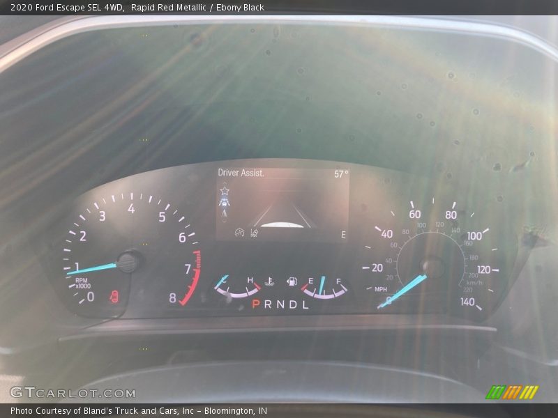 Rapid Red Metallic / Ebony Black 2020 Ford Escape SEL 4WD