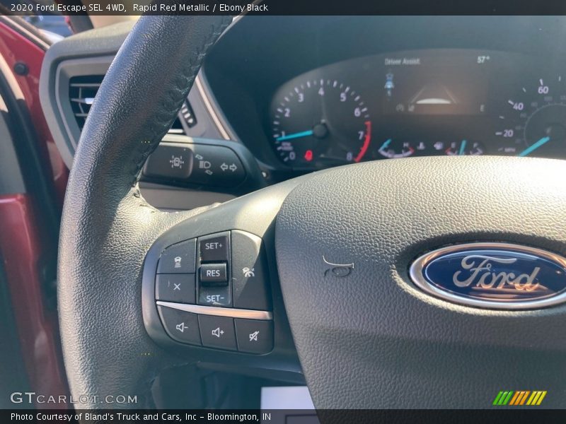 Rapid Red Metallic / Ebony Black 2020 Ford Escape SEL 4WD