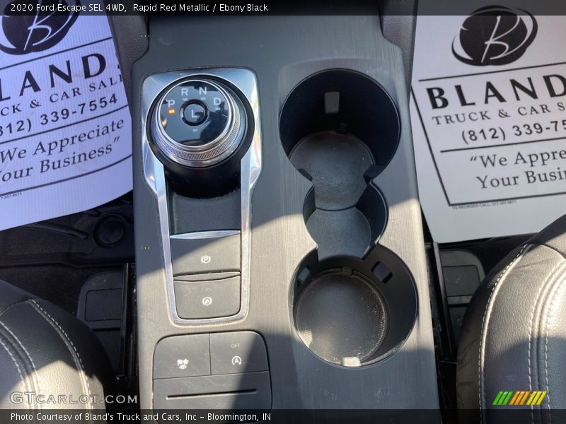 Rapid Red Metallic / Ebony Black 2020 Ford Escape SEL 4WD