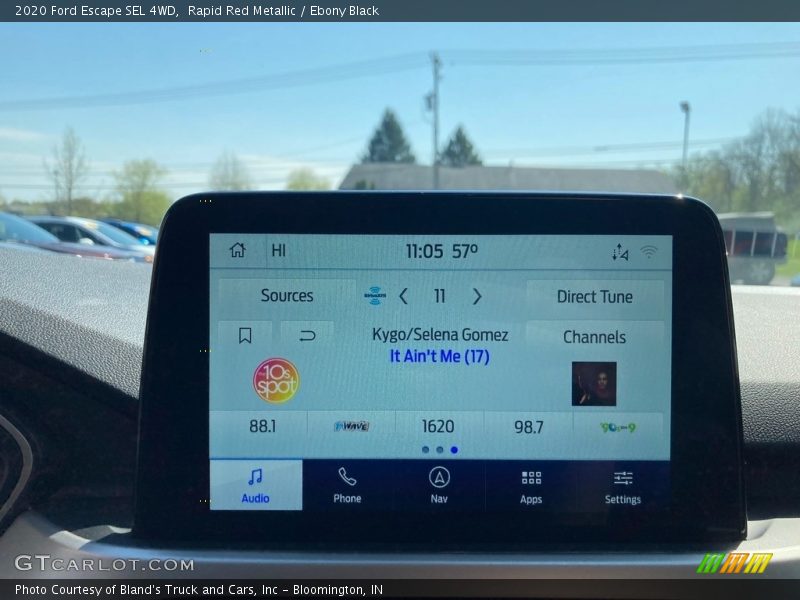 Rapid Red Metallic / Ebony Black 2020 Ford Escape SEL 4WD