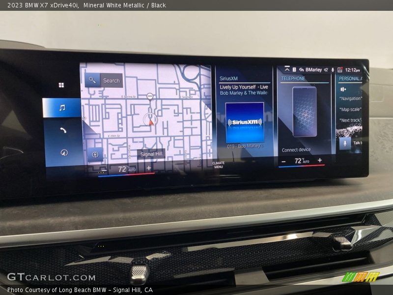 Mineral White Metallic / Black 2023 BMW X7 xDrive40i