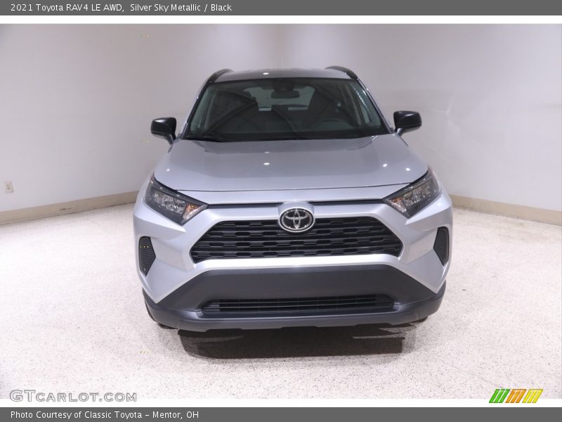 Silver Sky Metallic / Black 2021 Toyota RAV4 LE AWD