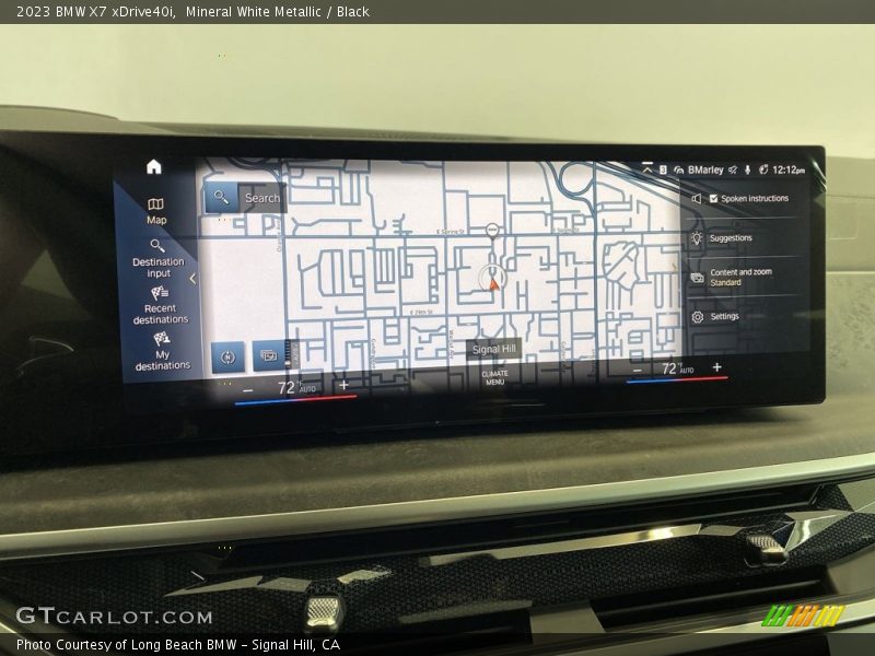 Mineral White Metallic / Black 2023 BMW X7 xDrive40i