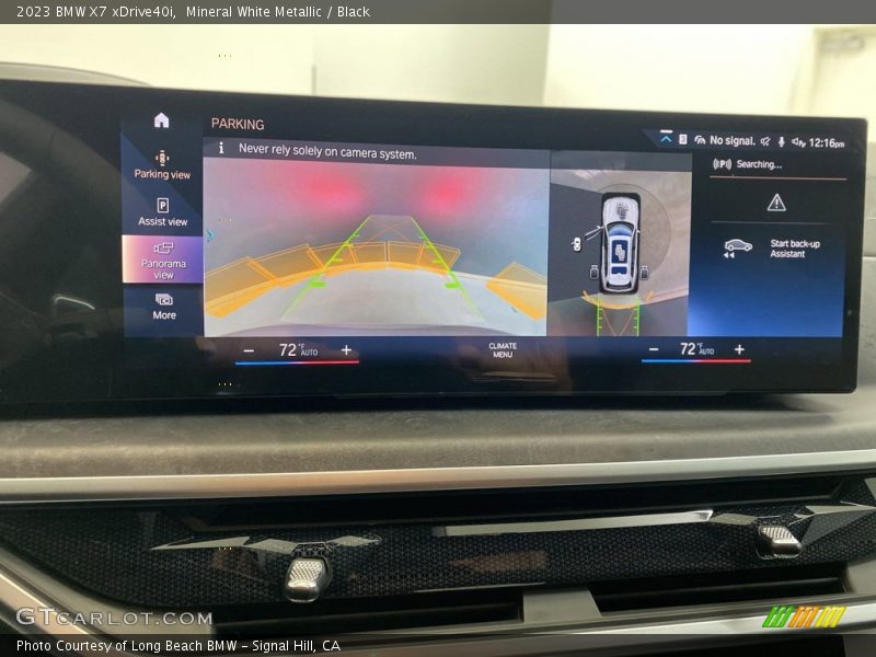 Mineral White Metallic / Black 2023 BMW X7 xDrive40i